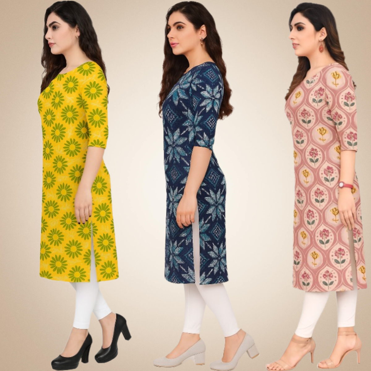 Taking Combo Kurtis (Pack of 3)