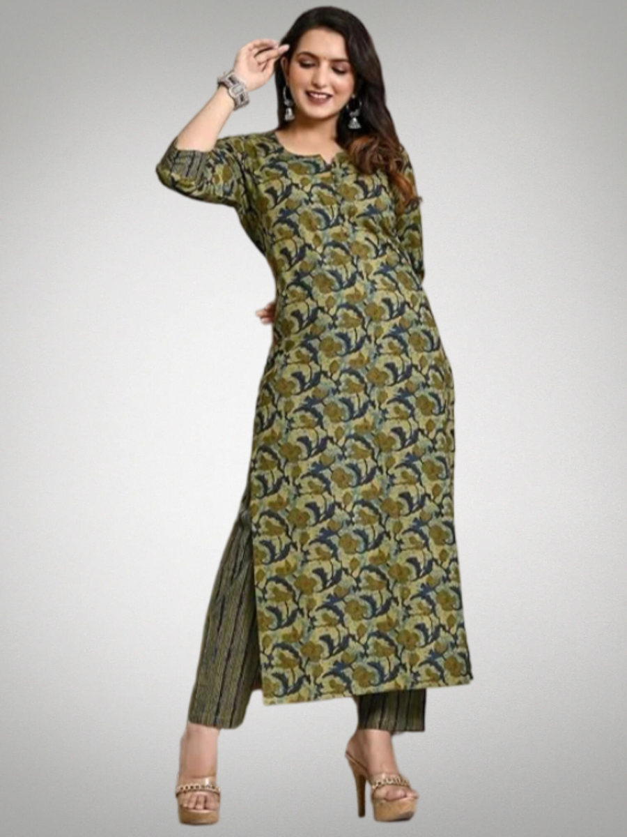 Adorning Printed Kurta Set With Pant Pack Of 2