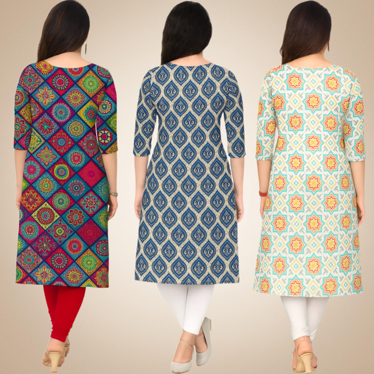 Fabulous Combo Kurtis (Pack of 3)