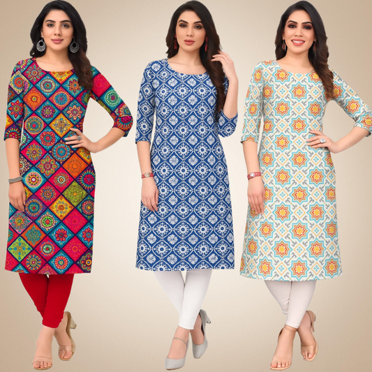 Superlative Combo Kurtis (Pack of 3)