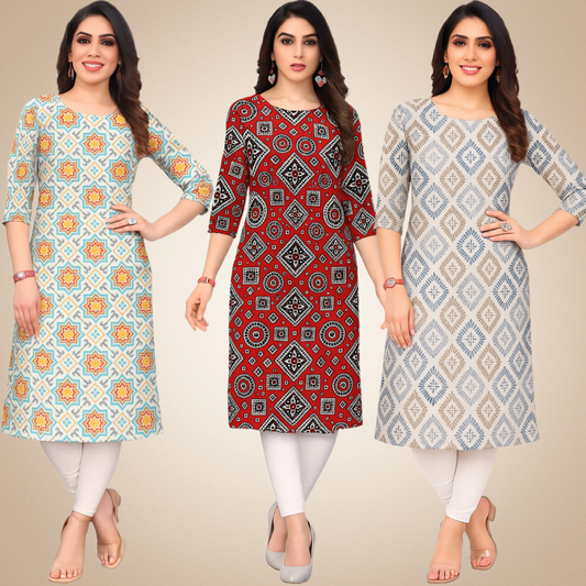 Perfect Combo Kurtis (Pack of 3)