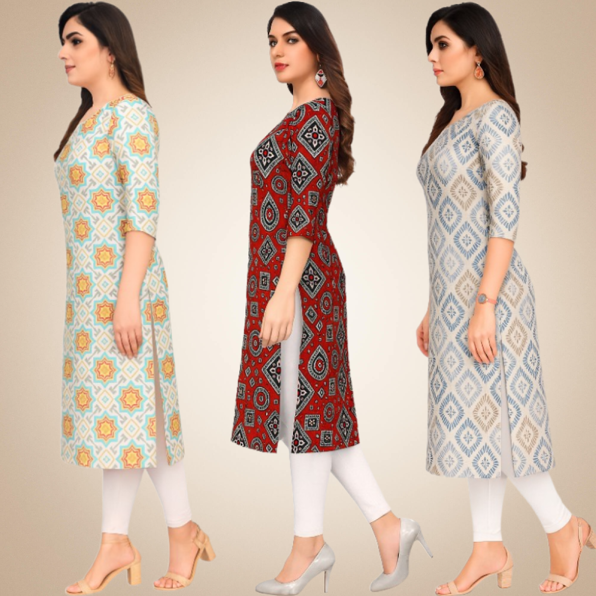 Perfect Combo Kurtis (Pack of 3)