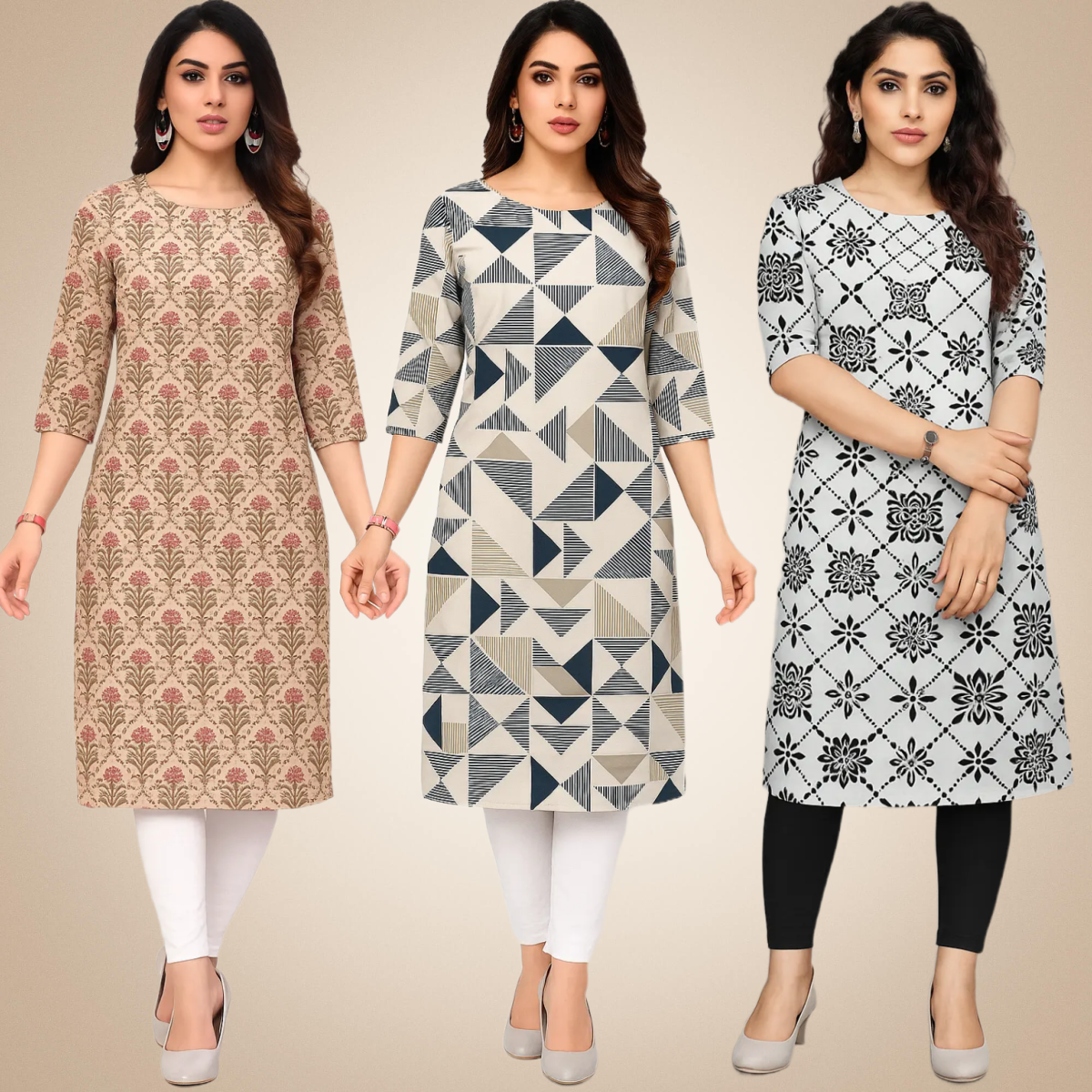 Fair Combo Kurtis (Pack of 3)