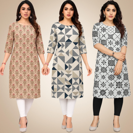Fair Combo Kurtis (Pack of 3)
