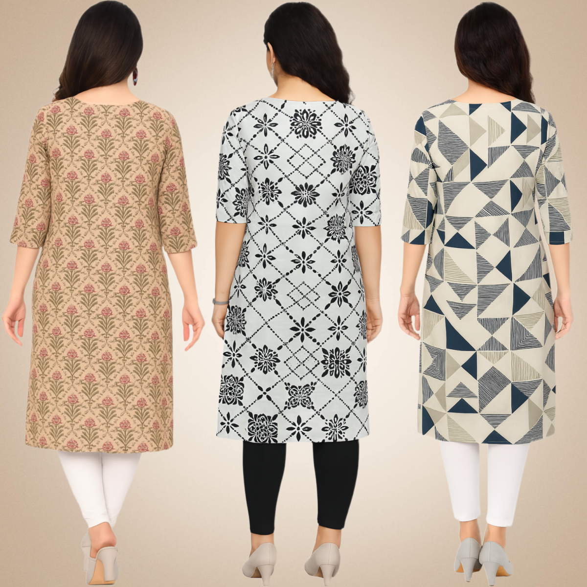 Fair Combo Kurtis (Pack of 3)