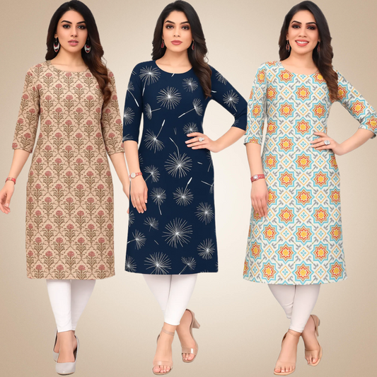 Felicitous Combo Kurtis (Pack of 3)
