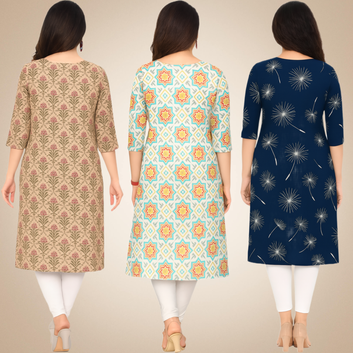 Felicitous Combo Kurtis (Pack of 3)