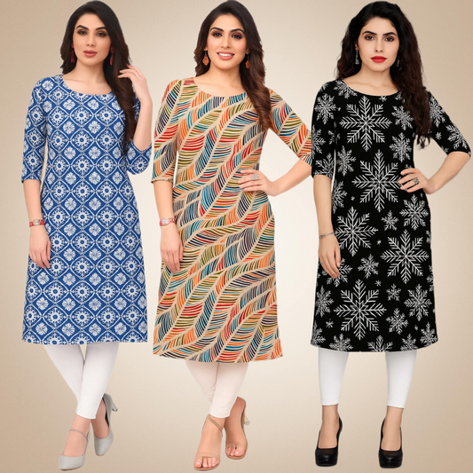 Angelic Combo Kurtis (Pack of 3)
