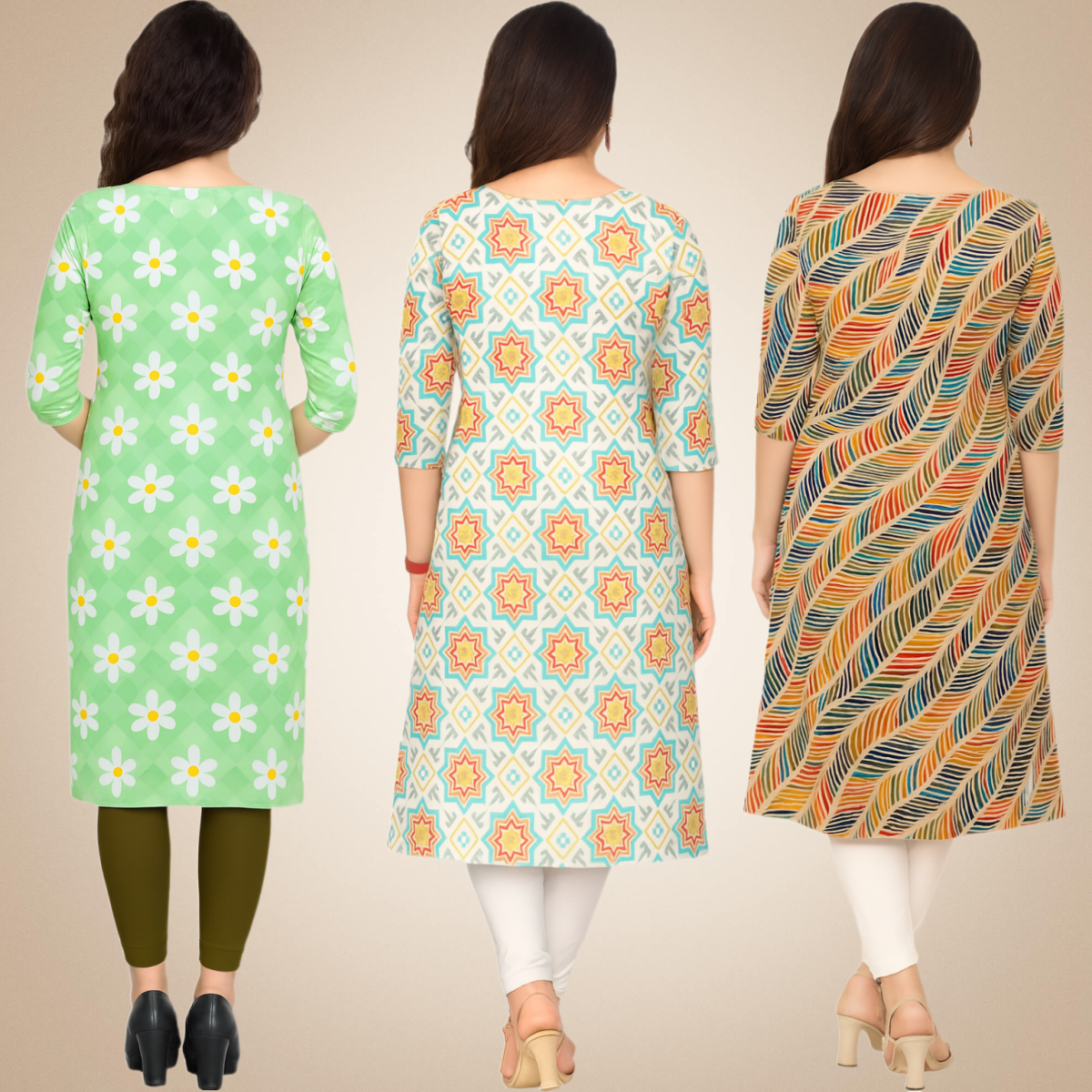 Enchanting Combo Kurtis (Pack of 3)
