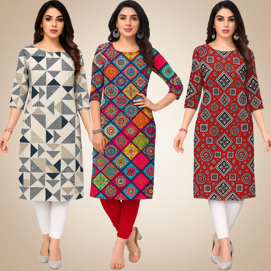 Immense Combo Kurtis (Pack of 3)