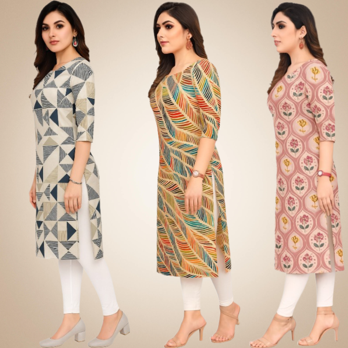 Divine Combo Kurtis (Pack of 3)