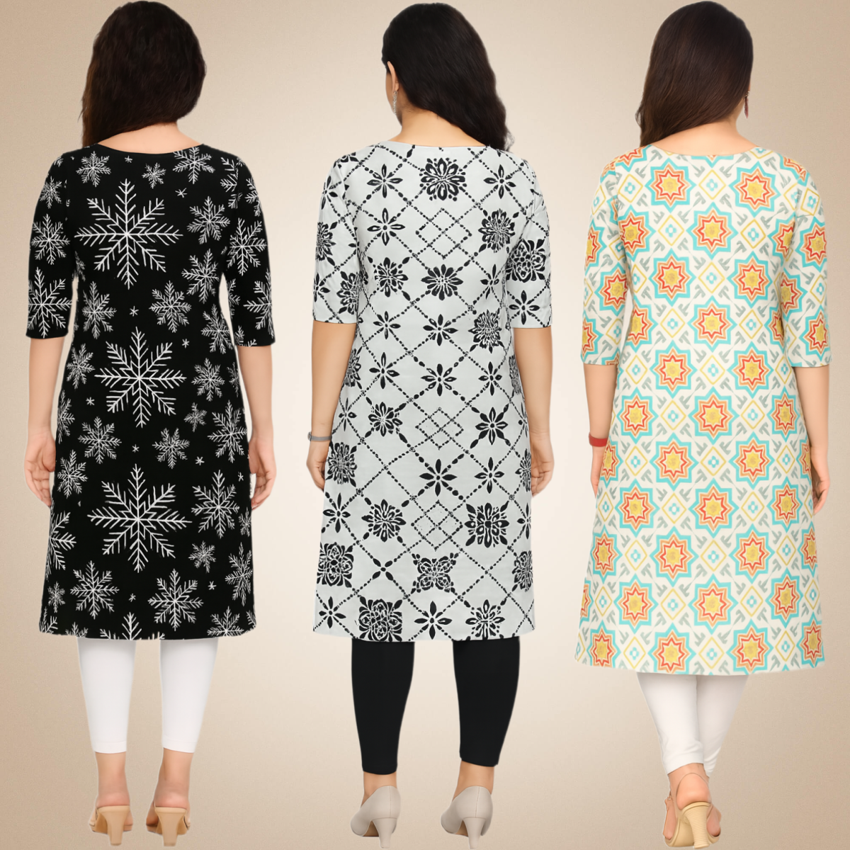 Dashing  Combo Kurtis (Pack of 3)
