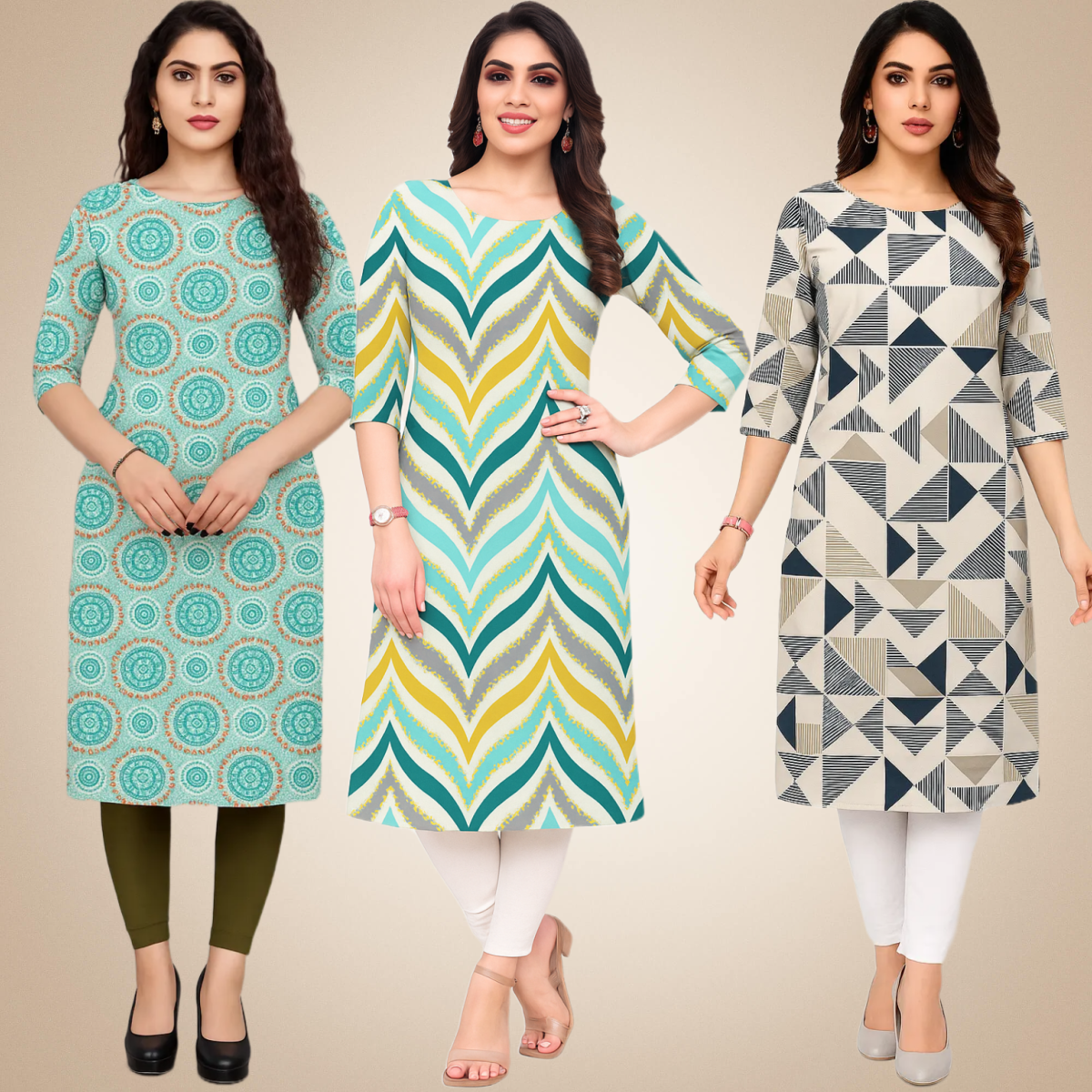 Lambent  Combo Kurtis (Pack of 3)