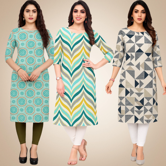Lambent  Combo Kurtis (Pack of 3)