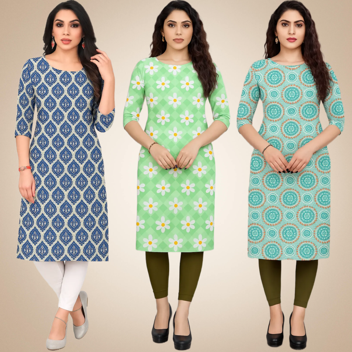 Superb  Combo Kurtis (Pack of 3)