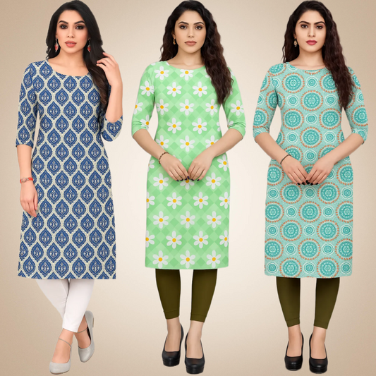 Superb  Combo Kurtis (Pack of 3)