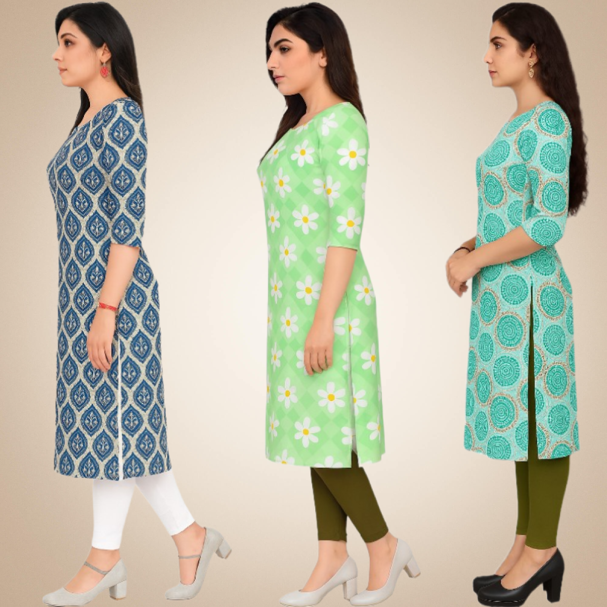 Superb  Combo Kurtis (Pack of 3)