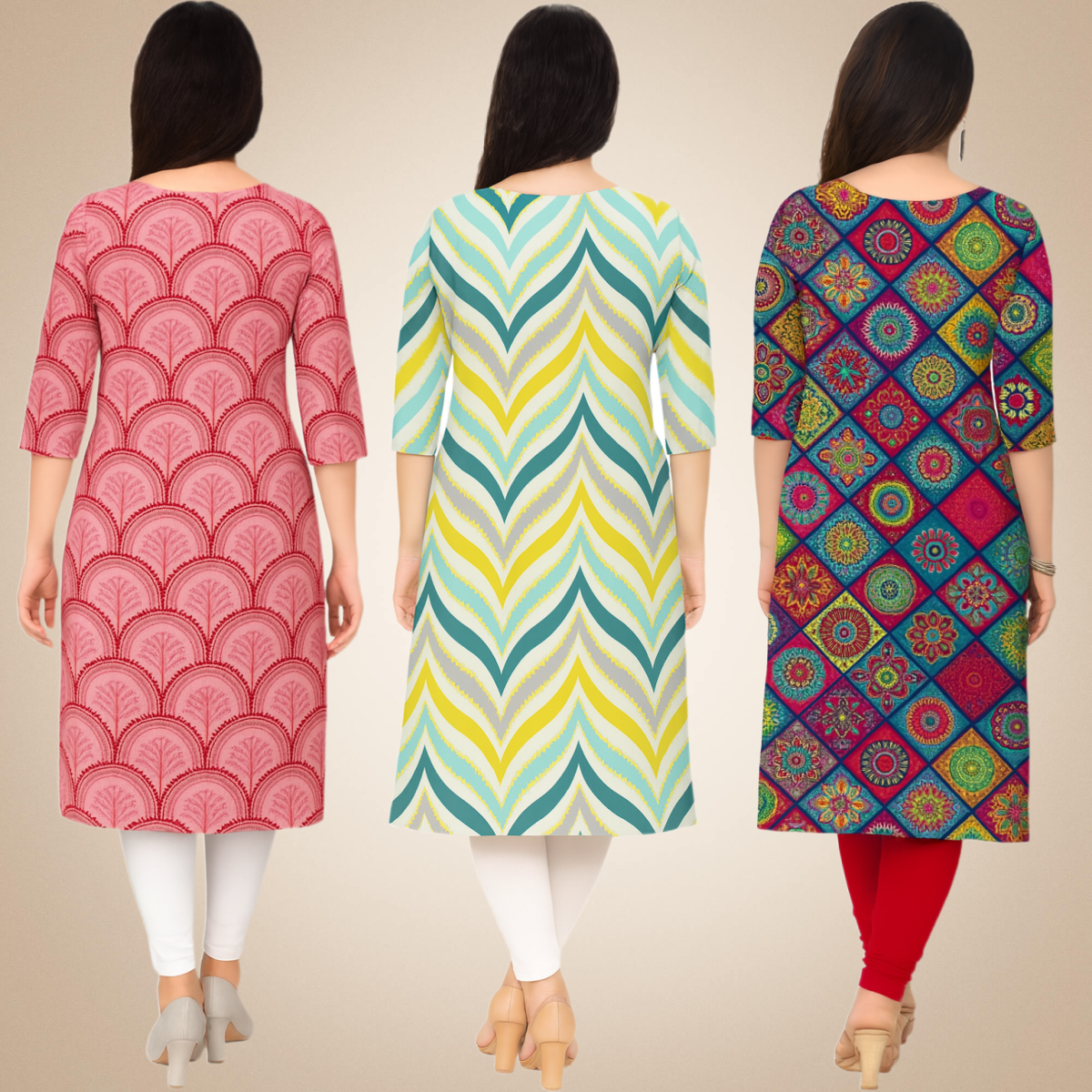 Cunning  Combo Kurtis (Pack of 3)