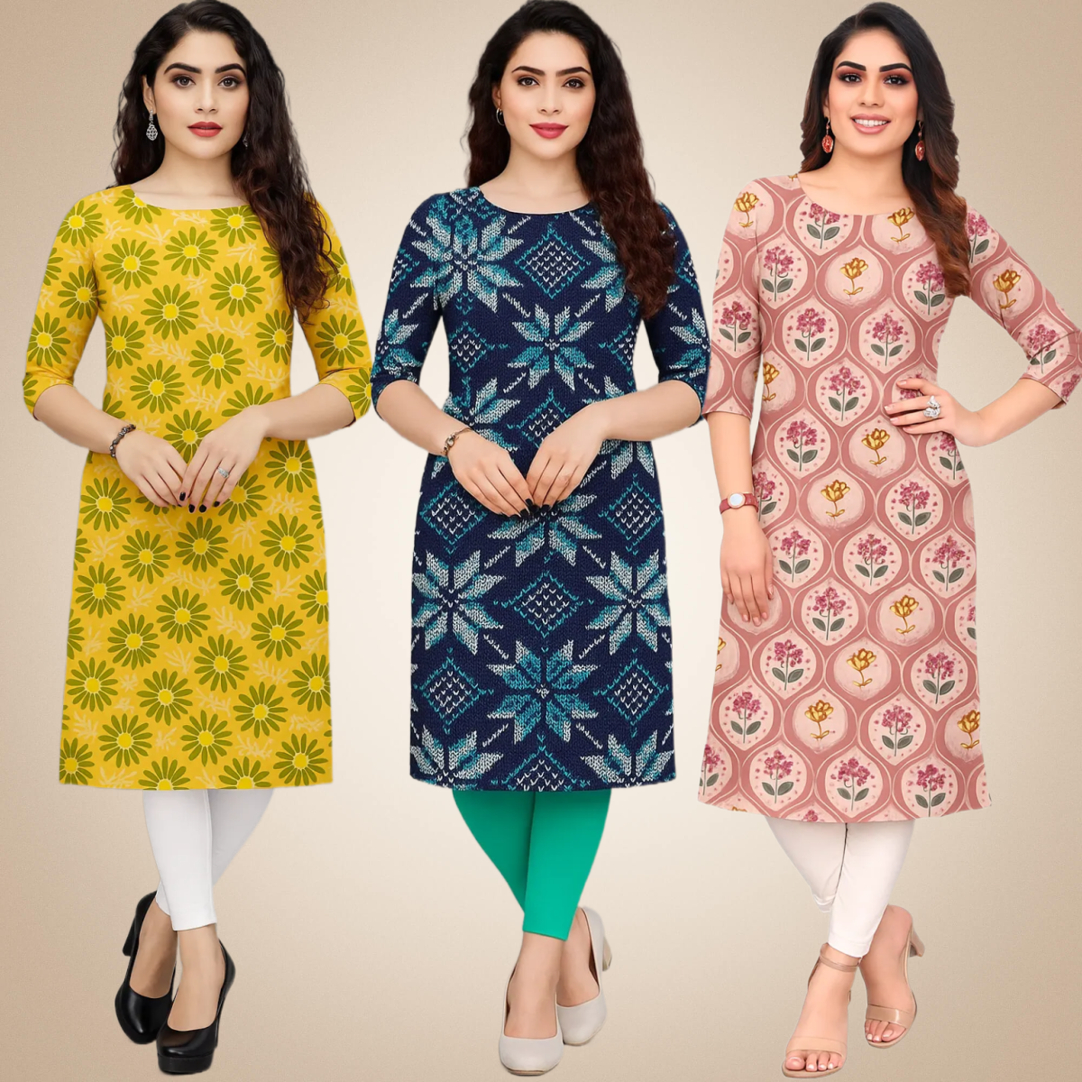 Taking  Combo Kurtis (Pack of 3)
