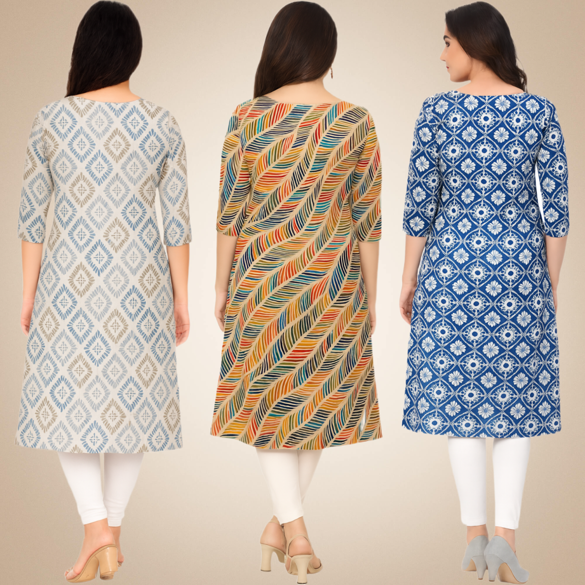 Dashing  Combo Kurtis (Pack of 3)