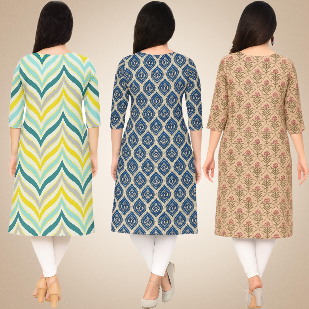 Adorning  Combo Kurtis (Pack of 3)
