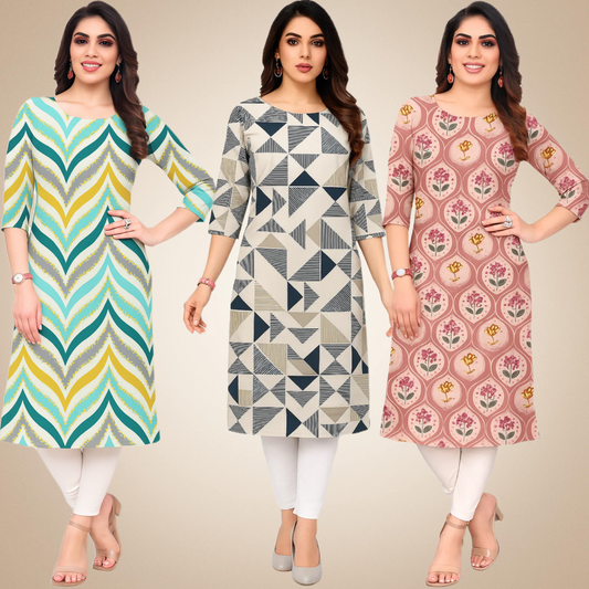 Murmurous  Combo Kurtis (Pack of 3)