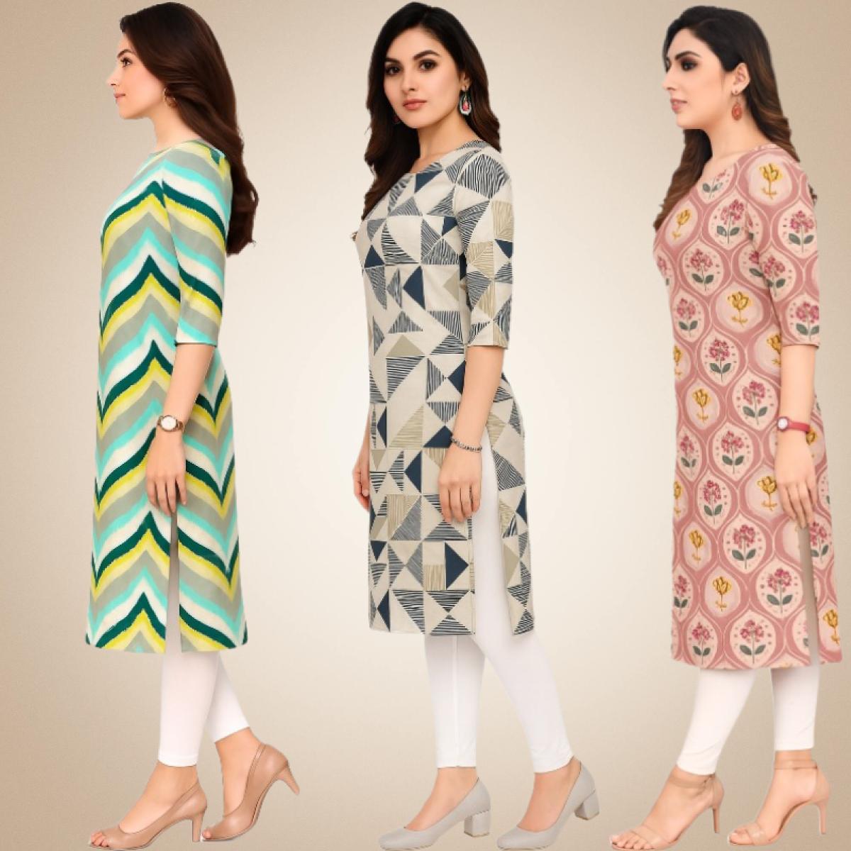 Murmurous  Combo Kurtis (Pack of 3)