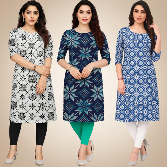 Alluring Combo Kurtis (Pack of 3)