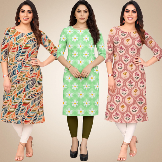 Ideal Combo Kurtis (Pack of 3)