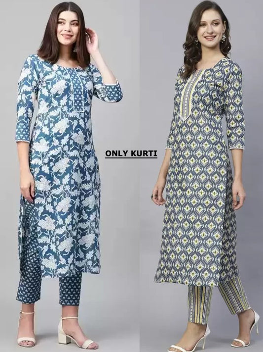 Superb Printed Combo Kurtis (Pack of 2)