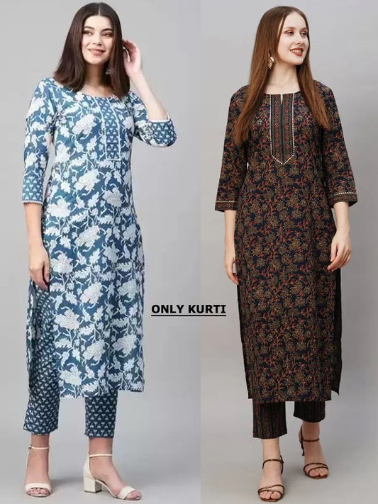 Marvellous Printed Combo Kurtis (Pack of 2)