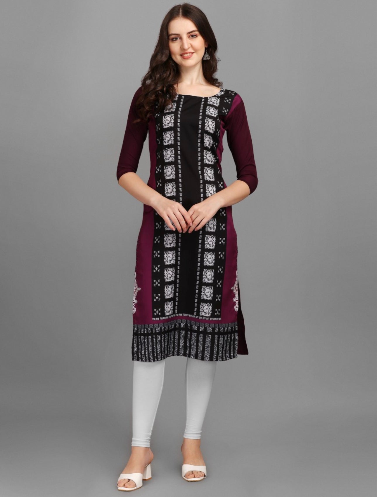 Elegant Printed Combo Kurtis (Pack of 3)