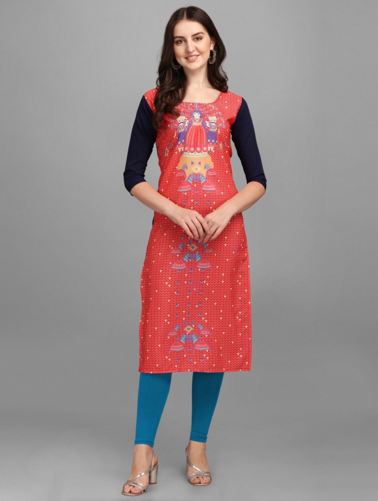 Appealing Printed Combo Kurtis (Pack of 3)