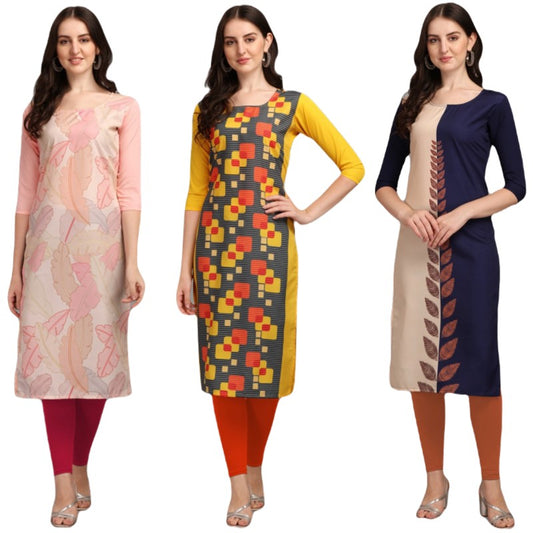 Amazing Printed Combo Kurtis (Pack of 3)