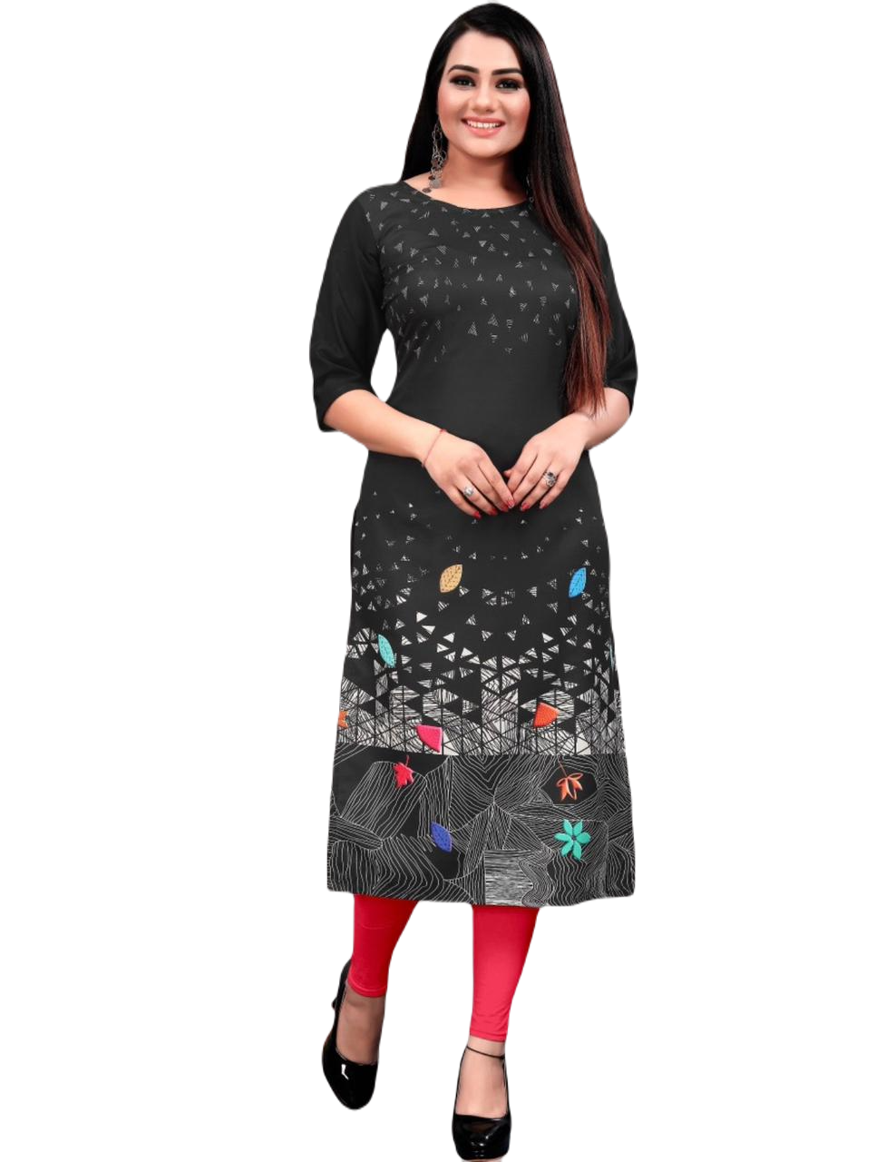 Enchanting Printed Combo Kurtis (Pack of 3)